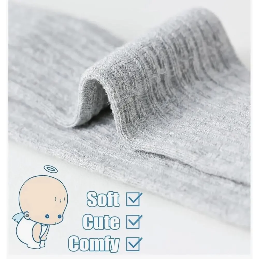 Mini angel Baby Tights Cotton Warm Tights Pink/White/Gray/Black 4pk XS 3-6 M